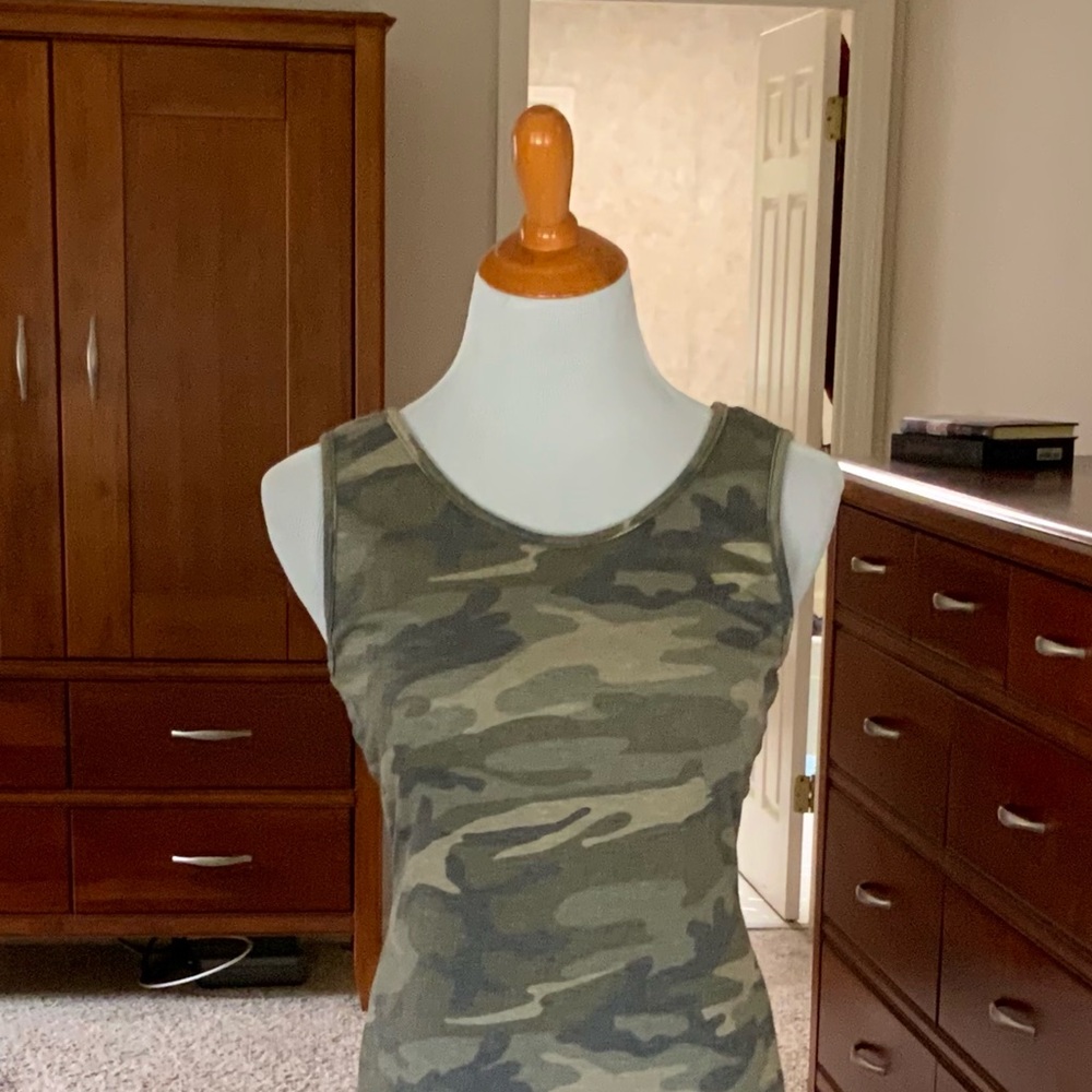 Sexy Camouflage Body Contouring Dress
